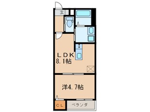 シャンテ六番町の物件間取画像